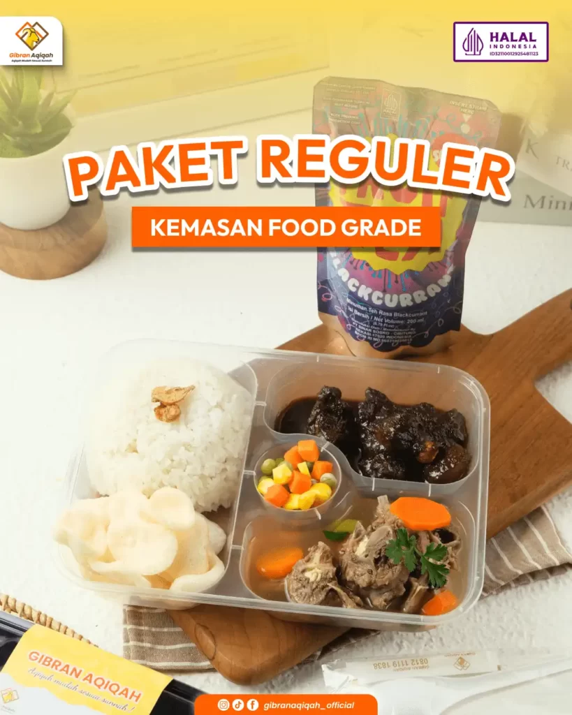 kemasan food grade gibran aqiqah